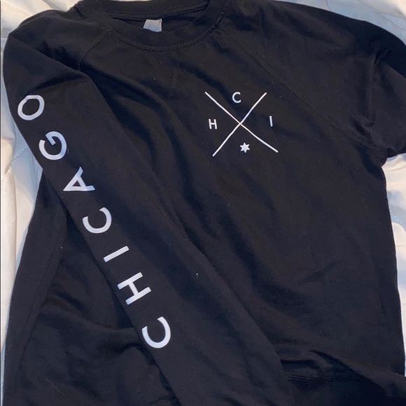 Tops - Chicago soft long sleeve threw neck tee